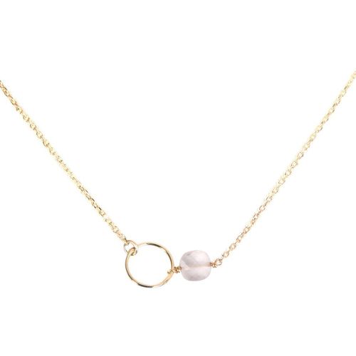 Collier doré à l'or fin quartz FIDJI - CAROLINE NAJMAN - Modalova