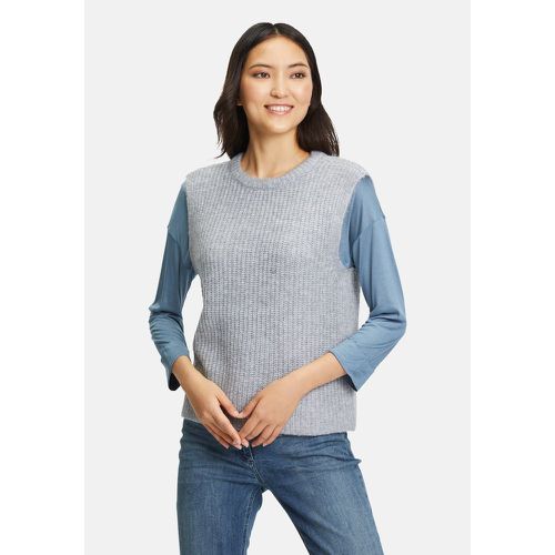 Pull-over en grosse maille sans manches - Betty Barclay - Modalova