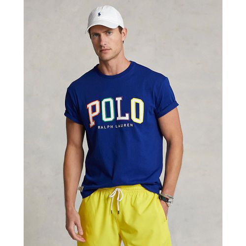 T-shirt ajusté col rond logo brodé - Polo Ralph Lauren - Modalova