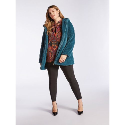 Manteau imitation fourrure - FIORELLA RUBINO - Modalova