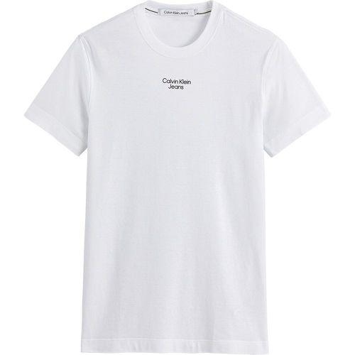 T-shirt col rond Stacked Logo - Calvin Klein Jeans - Modalova