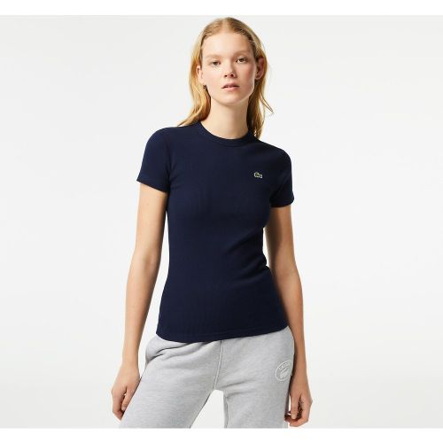 T-shirt slim fit en coton biologique - Lacoste - Modalova