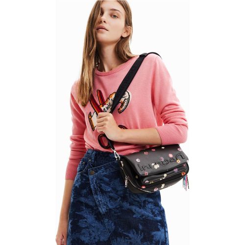 Petit sac à bandoulière marguerites - Desigual - Modalova