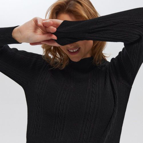 Pull fin col montant - Promod - Modalova
