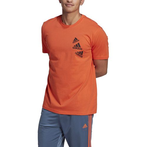 T-shirt manches courtes triple logo - adidas performance - Modalova