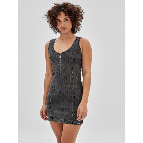 Robe En Jean Zippée - Guess - Modalova