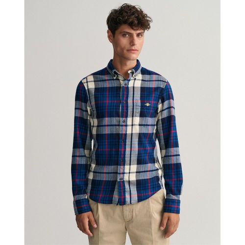 Chemise droite en flanelle - Gant - Modalova
