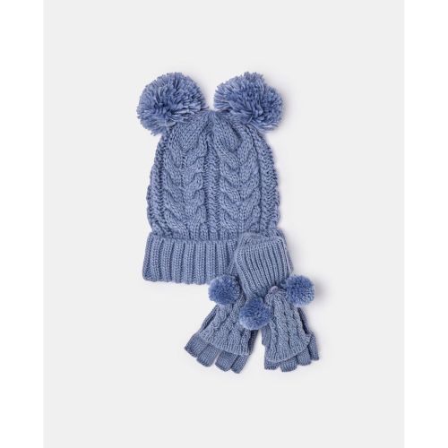 Ensemble bonnet et gants cozy ourson - EASY WEAR - Modalova