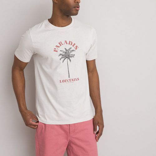 T-shirt col rond manches courtes en coton bio - LA REDOUTE COLLECTIONS - Modalova