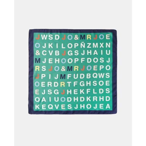 Foulard à imprimé lettres multicolore - JO & MR. JOE - Modalova