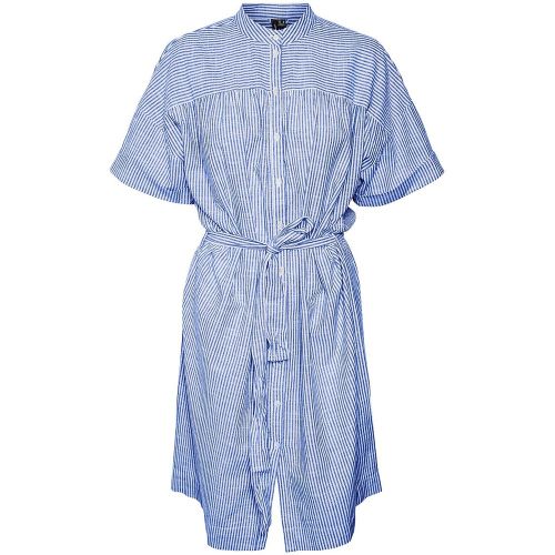 Robe chemise col mao - Vero Moda - Modalova