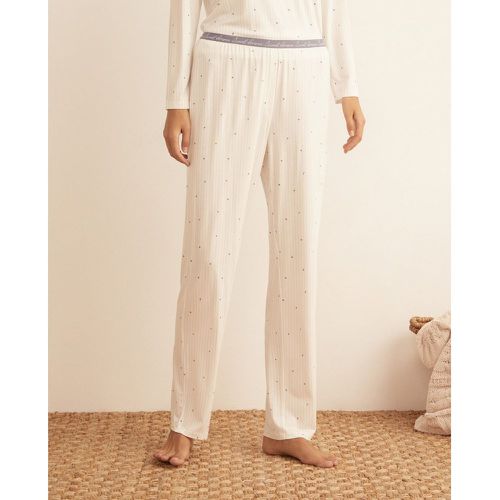 Pantalon de pyjama élastique imprimé - ENFASIS - Modalova