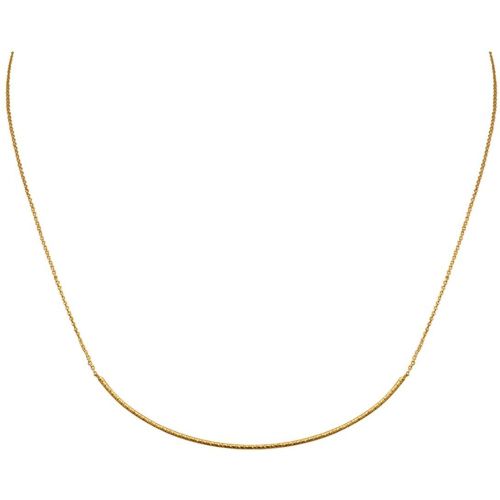 Collier doré à l'or fin DISCO - CAROLINE NAJMAN - Modalova