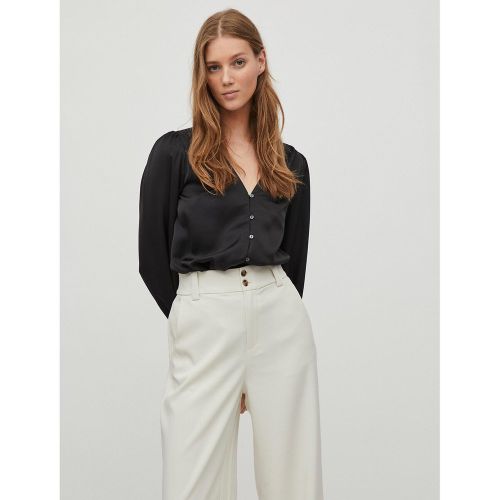 Blouse boutonnée, encolure V - Vila - Modalova