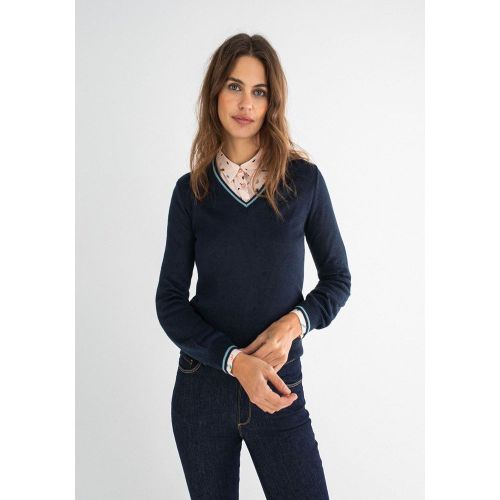 Pull tricot fin pailleté - ICODE - Modalova