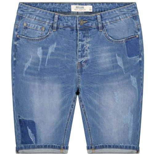 Short en jean bleu usé SOYA - Deeluxe - Modalova