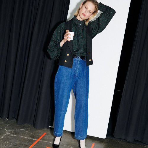 Gilet de costume, coupe cintrée - THE LABEL EDITION X LA REDOUTE - Modalova