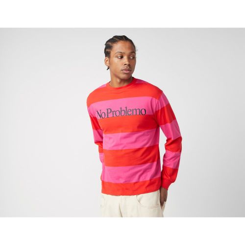 Striped Long Sleeve T-Shirt - No Problemo - Modalova