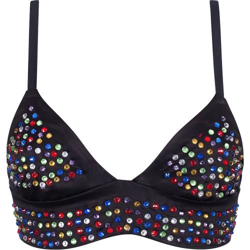 Bluebella BB x Ashish Brassière en satin avec strass multicolore - Bluebella - FR - Modalova