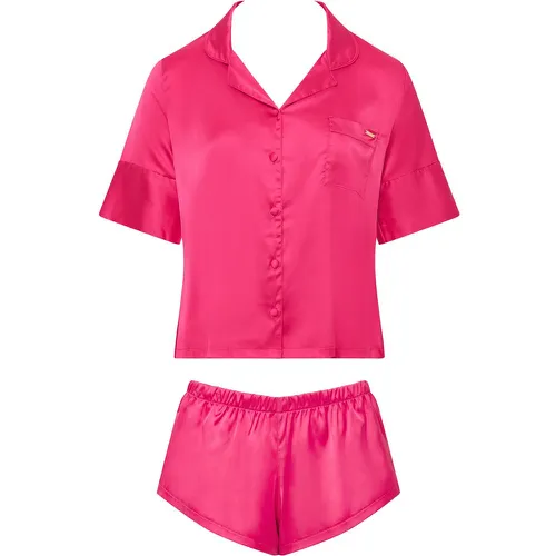 Bluebella Alma Ensemble Short Pyjama Satin Luxueux Fuchsia - Bluebella - FR - Modalova