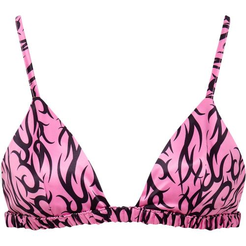 Bluebella BB x Ashley Williams Soutien-Gorge Sans Armature en Satin De Luxe Imprimé Tatouage - Bluebella - FR - Modalova