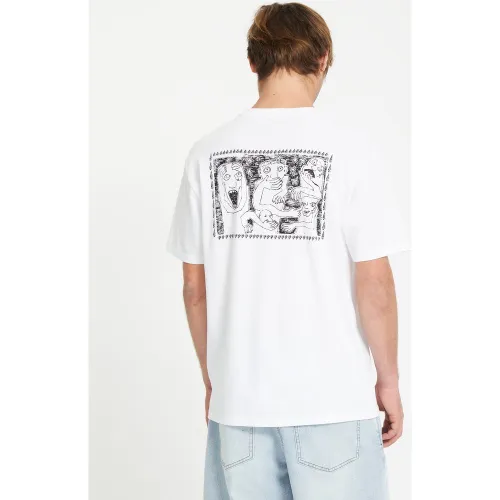 Volcom T-shirt Crazybal - WHITE - Volcom - Modalova
