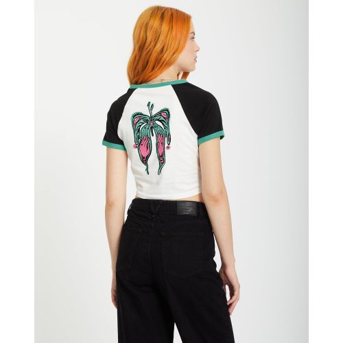Volcom T-shirt Alix 2 - Black White - Volcom - Modalova