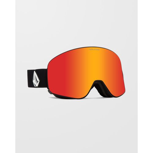 Masque de snow Odyssey Matte Black (+écran bonus - Jaune) - Volcom - Modalova