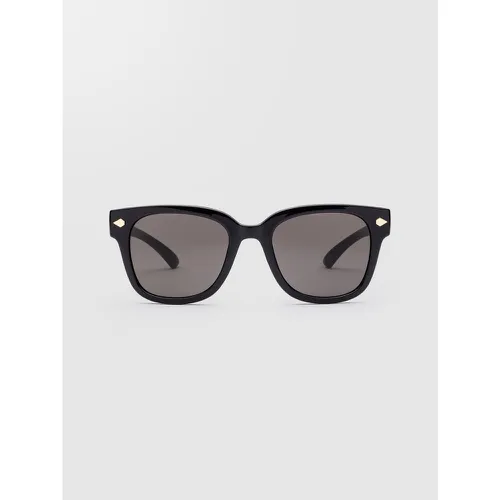Lunettes de soleil Freestyle Gloss Black (Verres gris) - Volcom - Modalova