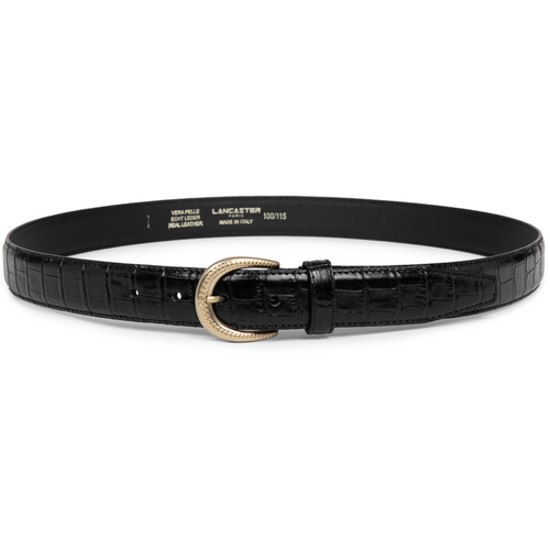 Ceinture - Ceinture Cuir Croco Femme - Lancaster - Modalova