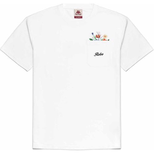 T-Shirt Yaap Robe Di Blanc Unisexe - Kappa - Modalova