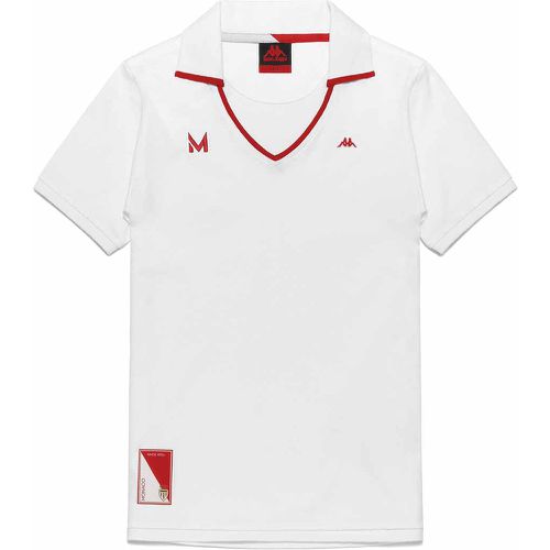 Polo Rosmer Robe di - AS Monaco 2024 Blanc Femme - Kappa - Modalova