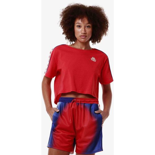 T-shirt 222 Banda Apua Rouge Femme - Kappa - Modalova