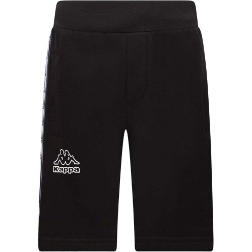 Short Logo Noir Enfant - Kappa - Modalova