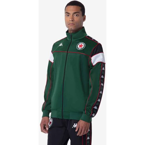 Veste 222 Banda Merez Slim Red Star 24/25 Vert - Kappa - Modalova
