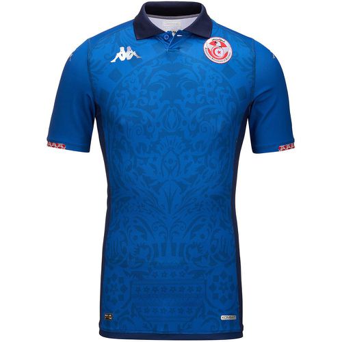 Maillot Kombat Pro Third Tunisie 23/24 Bleu - Kappa - Modalova