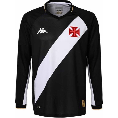 Maillot Kombat Pro Home ML Vasco De Gama 23/24 Noir - Kappa - Modalova