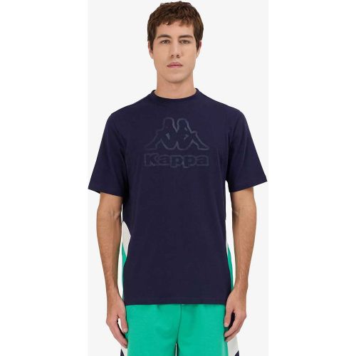 T-Shirt Grapo Bleu Homme - Kappa - Modalova