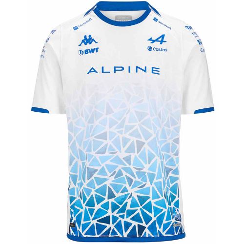 Maillot Kombat Barcelone BWT Alpine F1 Team 2024 Blanc - Kappa - Modalova