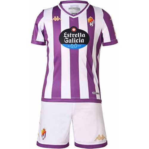 Ensemble Kombat Kit Home Valladolid 23/24 Violet Enfant - Kappa - Modalova