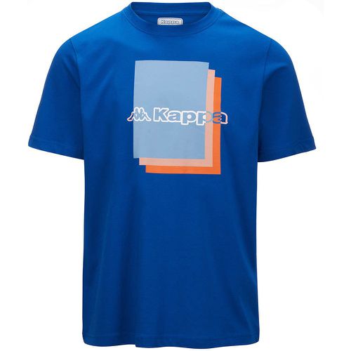 T-shirt Logo Fuoviom Bleu Homme - Kappa - Modalova