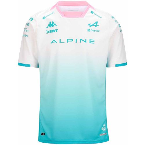 Maillot Kombat Miami BWT Alpine F1 Team 2024 Blanc - Kappa - Modalova