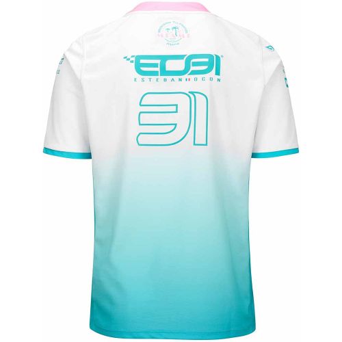 Maillot Kombat Miami Ocon BWT Alpine F1 Team 2024 Blanc - Kappa - Modalova