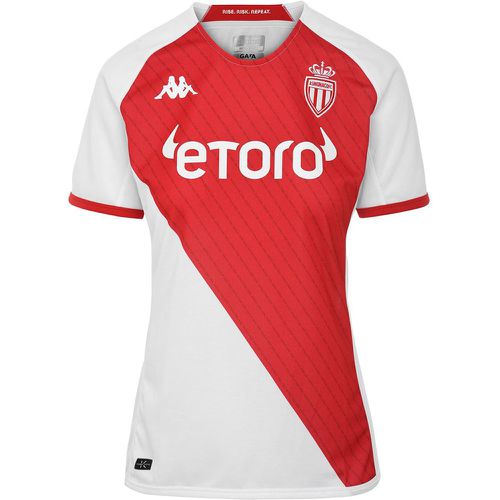 Maillot Kombat Lady Home AS Monaco 22/23 Blanc - Kappa - Modalova