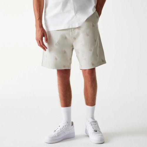Short LA Dodgers MLB Monogram Crème unisex - New Era Cap - Modalova