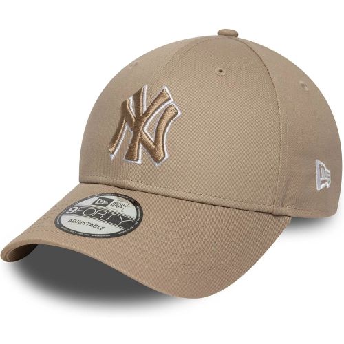New York Yankees MLB Outline Pastel Brown 9FORTY Adjustable Cap unisex - New Era Cap - Modalova