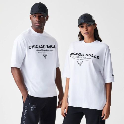 T-shirt Chicago Bulls NBA Linear Blanc unisex - New Era Cap - Modalova