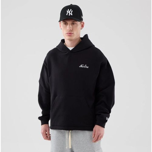 Sweat à capuche New Era Open Hem Noir unisex - New Era Cap - Modalova
