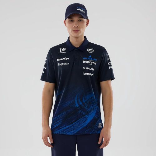 Polo Tech Williams Bleu marine unisex - New Era Cap - Modalova