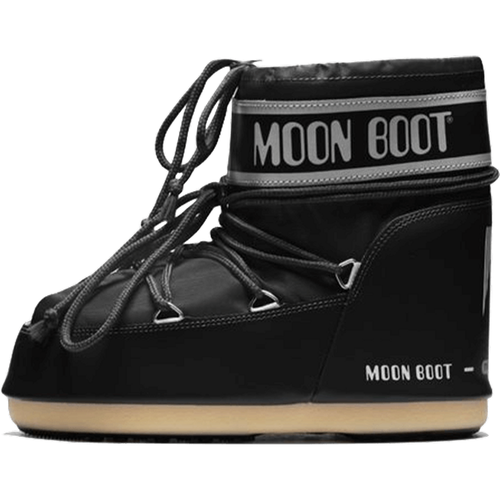 Moon Boot Icon Low Black Nylon - moon boot - Modalova